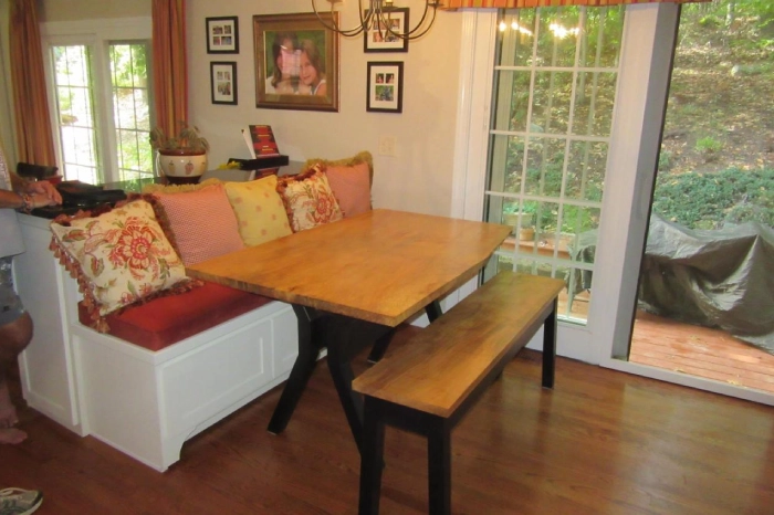 Live Edge Table + Bench